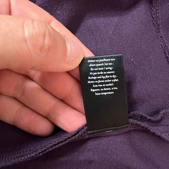 Deletta Anthropologie Purple Strapless fanned bodice cocktail Dress Size M - Picture 10 of 11